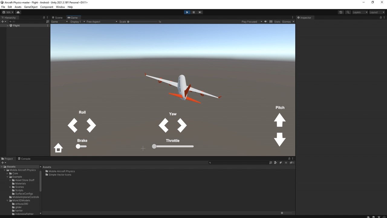 Mobile Airplane Physics - Fully Mobile-Optimized Airplane Physics Controller - Image 5